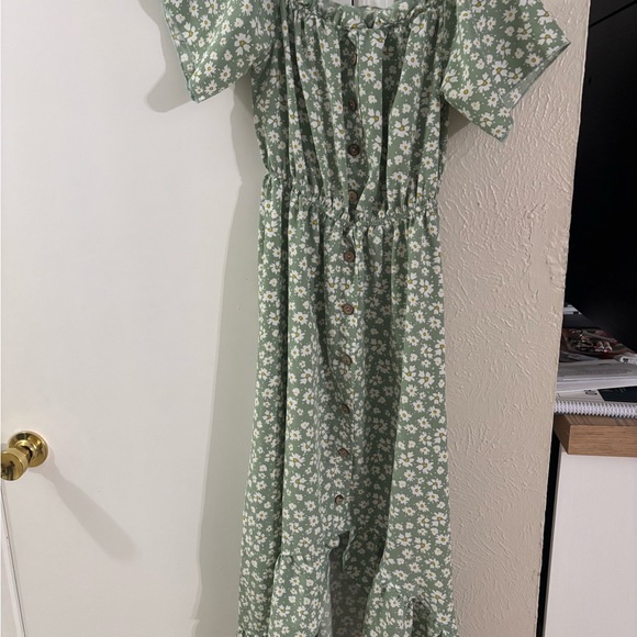 Fashion Nova Dresses & Skirts - Fashion Nova Green Floral Maxi Dress